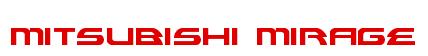 Rendering -Mitsubishi MIRAGE - using Alexis