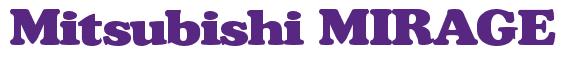 Rendering -Mitsubishi MIRAGE - using Broadside