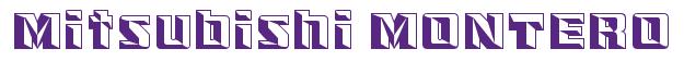 Rendering -Mitsubishi MONTERO - using Race JLS