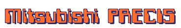 Rendering -Mitsubishi PRECIS - using Computer Font