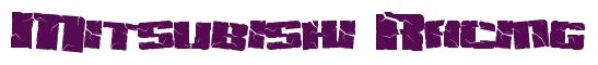 Rendering -Mitsubishi Racing - using Aftershock