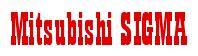 Rendering -Mitsubishi SIGMA - using Bill Board