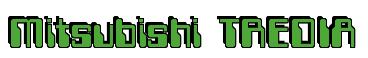 Rendering -Mitsubishi TREDIA - using Computer Font