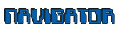 Rendering -NAVIGATOR - using Computer Font