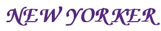 Rendering -NEW YORKER - using Zapf Chancery