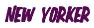 Rendering -NEW YORKER - using Big Nib
