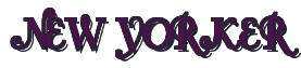Rendering -NEW YORKER - using Fonteroy Brown