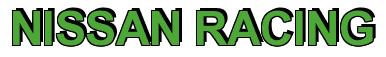 Rendering -NISSAN RACING - using Arial Bold