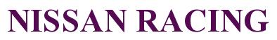 Rendering -NISSAN RACING - using Times New Roman Bold