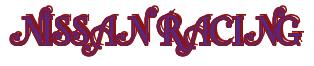Rendering -NISSAN RACING - using Fonteroy Brown