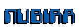 Rendering -NUBIRA - using Computer Font
