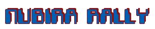 Rendering -NUBIRA RALLY - using Computer Font