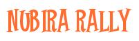 Rendering -NUBIRA RALLY - using Cooper Latin