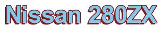 Rendering -Nissan 280ZX - using Arial Bold