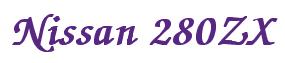 Rendering -Nissan 280ZX - using Zapf Chancery