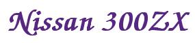 Rendering -Nissan 300ZX - using Zapf Chancery