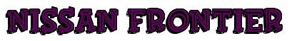 Rendering -Nissan FRONTIER - using FinkBold