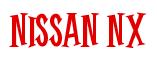Rendering -Nissan NX - using Cooper Latin