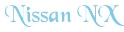Rendering -Nissan NX - using Black Chancery