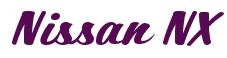 Rendering -Nissan NX - using Casual Script
