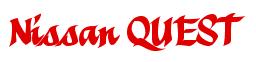Rendering -Nissan QUEST - using Harvest