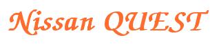 Rendering -Nissan QUEST - using Zapf Chancery