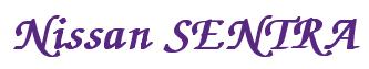 Rendering -Nissan SENTRA - using Zapf Chancery