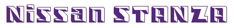 Rendering -Nissan STANZA - using Race JLS