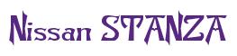Rendering -Nissan STANZA - using Manchuria