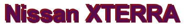 Rendering -Nissan XTERRA - using Arial Bold