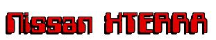 Rendering -Nissan XTERRA - using Computer Font