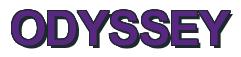 Rendering -ODYSSEY - using Arial Bold