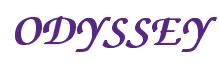 Rendering -ODYSSEY - using Zapf Chancery