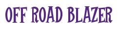 Rendering -OFF ROAD BLAZER - using Cooper Latin