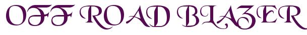 Rendering -OFF ROAD BLAZER - using Black Chancery