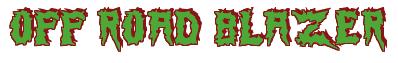 Rendering -OFF ROAD BLAZER - using Swamp Terror