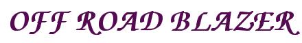 Rendering -OFF ROAD BLAZER - using Zapf Chancery