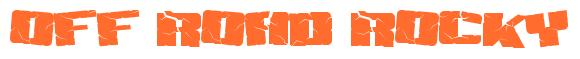 Rendering -OFF ROAD ROCKY - using Aftershock