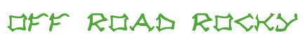 Rendering -OFF ROAD ROCKY - using Rad Zad