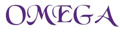 Rendering -OMEGA - using Black Chancery
