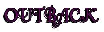 Rendering -OUTBACK - using Fonteroy Brown