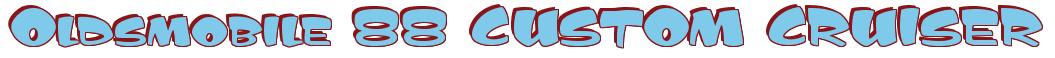 Rendering -Oldsmobile 88 CUSTOM CRUISER - using Jules Speed