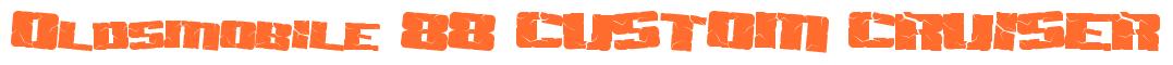 Rendering -Oldsmobile 88 CUSTOM CRUISER - using Aftershock