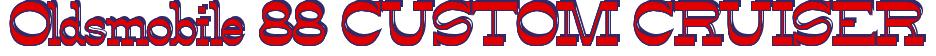 Rendering -Oldsmobile 88 CUSTOM CRUISER - using Alfredos Dance