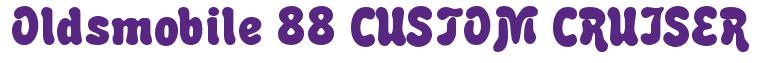 Rendering -Oldsmobile 88 CUSTOM CRUISER - using Bubble Soft