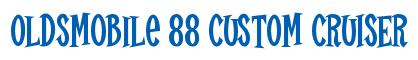 Rendering -Oldsmobile 88 CUSTOM CRUISER - using Cooper Latin