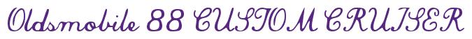 Rendering -Oldsmobile 88 CUSTOM CRUISER - using Commercial Script
