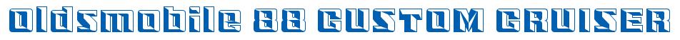 Rendering -Oldsmobile 88 CUSTOM CRUISER - using Race JLS