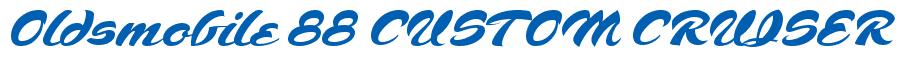 Rendering -Oldsmobile 88 CUSTOM CRUISER - using Voodoo Script