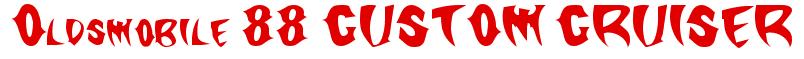 Rendering -Oldsmobile 88 CUSTOM CRUISER - using Slasher
